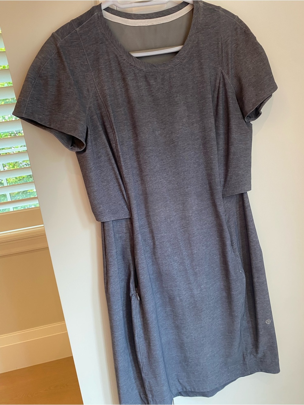 Lululemon &go Endeavor Dress Sz 6 Heathered Gray
